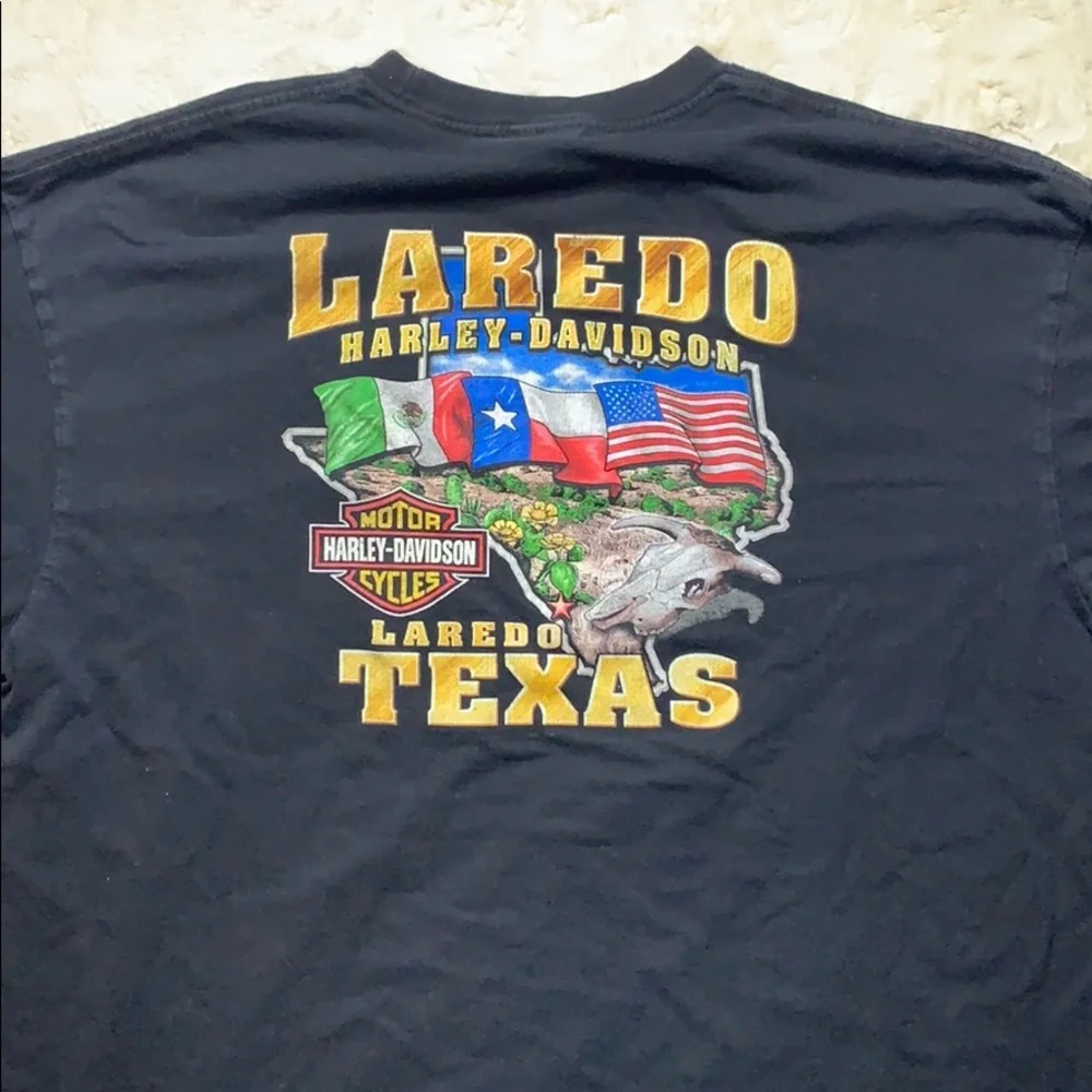 Men’s Harley Davidson TShirt LAREDO Texas 2XL